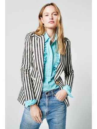 Smythe BOX PLEAT Blazer-jackets-and-coats-Diahann Boutique