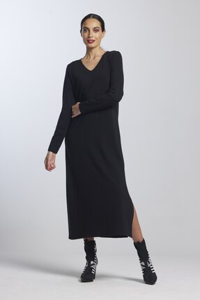 Paula Ryan SCOOP V MERINO SHEATH Dress (2 Colours)-dresses-Diahann Boutique
