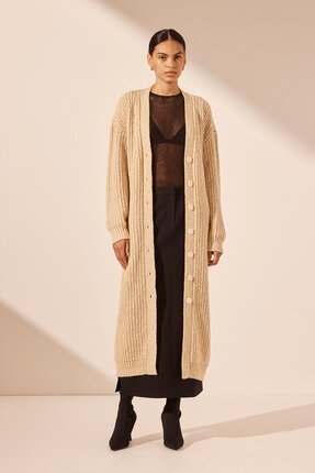 Shona Joy OLIVIA LONG Cardigan-jackets-and-coats-Diahann Boutique