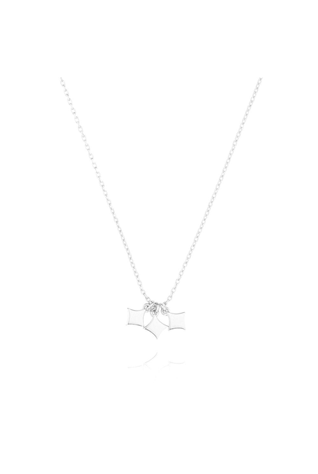 Linda Tahija Silver Night Star Necklace