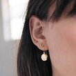 Linda Tahija Orbit Earrings - Rose Gold