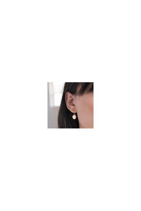 Linda Tahija Orbit Earrings - Rose Gold