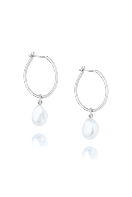 Linda Tahija BAROQUE PEARL WILLPOWER Hoop