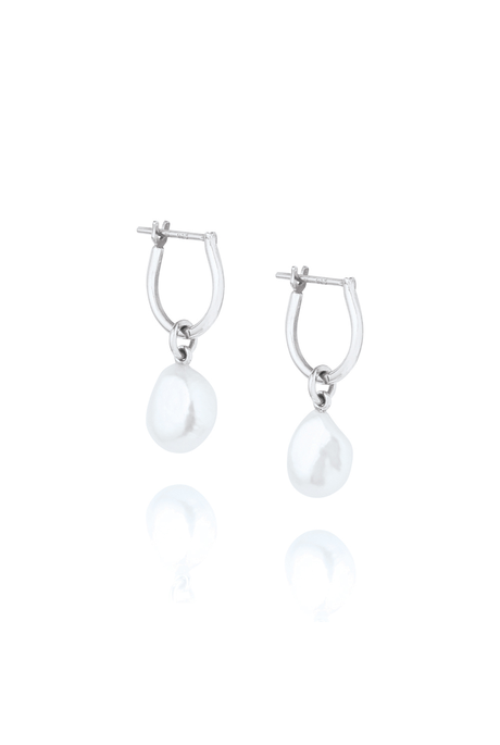 Linda Tahija Baroque Pearl Basic Hoop