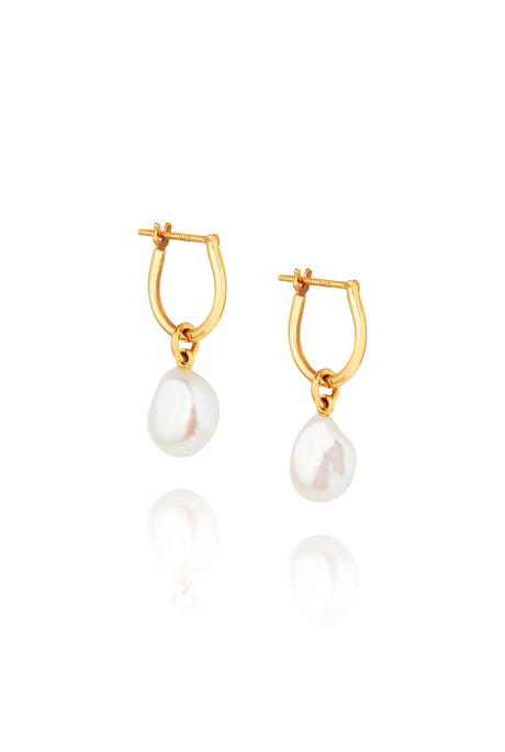 Linda Tahija Baroque Pearl Basic Hoop