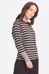 Optimum Funky Sleeve Stripe Jumper
