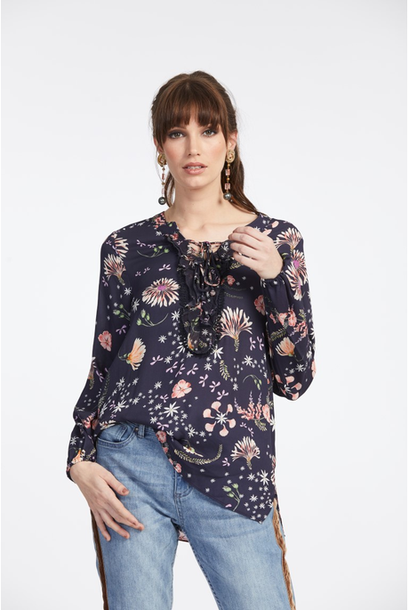 Loobie's Story Flora Ruffle Top