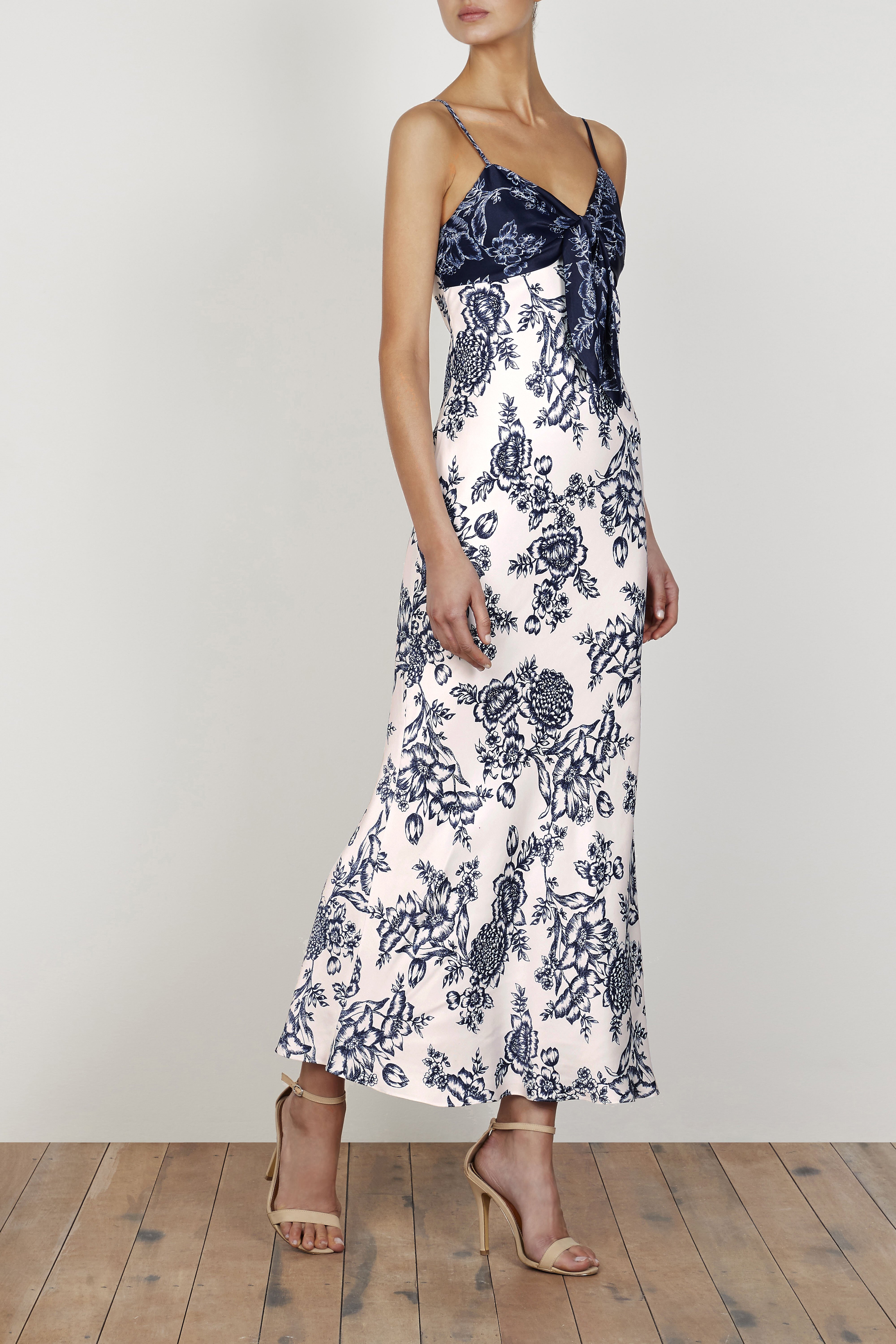 Shona Joy Arcadia Tie Front Bias Slip 