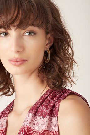 Bandita Hoop Earring-accessories-Diahann Boutique