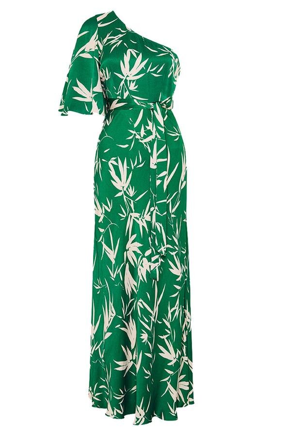 green emerald velvet dress Shona Joy