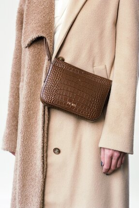 Yu Mei Vi Bag Cognac Croc-accessories-Diahann Boutique
