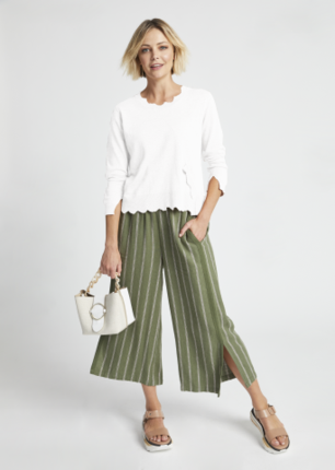 Madly Sweetly Fine Line Pant-pants-Diahann Boutique