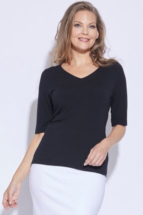 Paula Ryan Easy Fit Half Sleeve Top-tops-Diahann Boutique