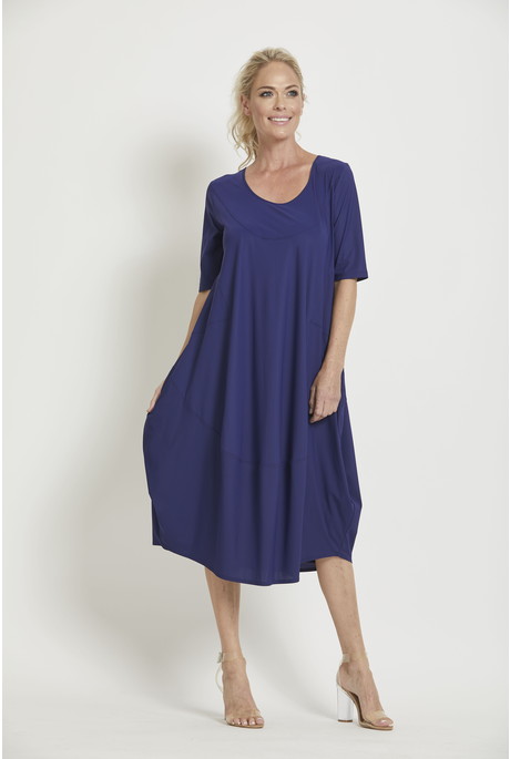Paula Ryan SHORT SLEEVE BELL DRESS - Brand-Paula Ryan : Diahann ...
