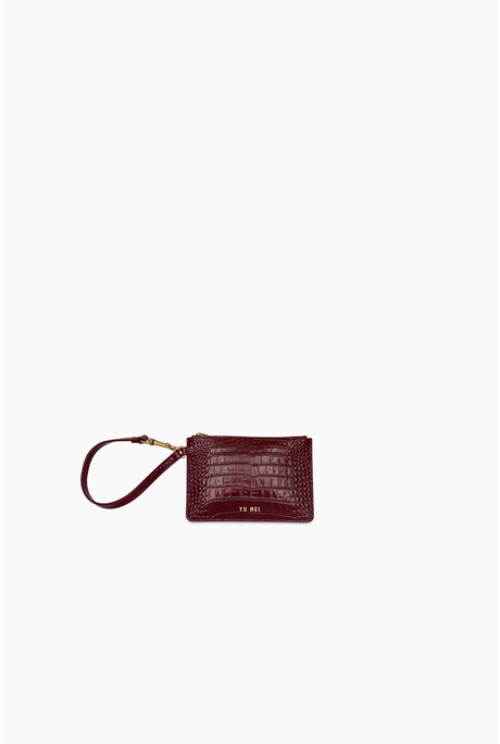 Yu Mei Amy Clutch Tamarillo Croc