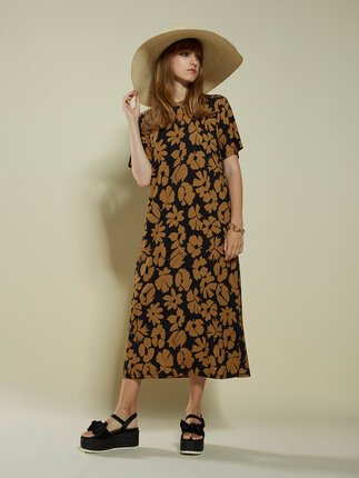 Caroline Sills Palos Print Dress-dresses-Diahann Boutique