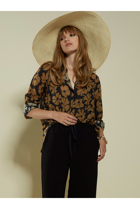 Caroline Sills Montego Stencil Shirt