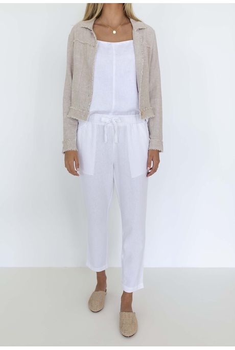 Humidity Isabella Linen Jacket