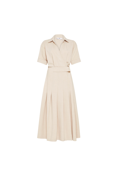 Camila and Marc Corsica Pleated Dress