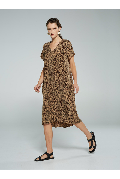 SILLS Palm Print Dress