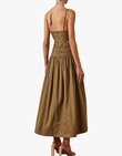 Shona Joy Amaia Ruched Midi Dress