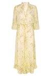 Shona Joy Leticia Plunged Godet Midi Dress