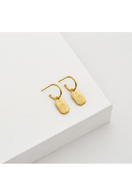 Linda Tahija Protection Amulet Charm Earrings