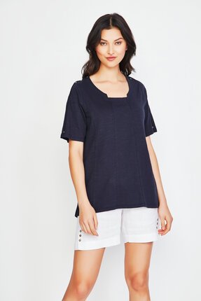 Verge Break Top-tops-Diahann Boutique
