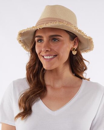 Elm Fray Straw Hat-accessories-Diahann Boutique