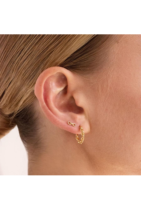 Linda Tahija Chain Stud Earring
