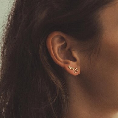 Linda Tahija Wink Stud Earrings-accessories-Diahann Boutique