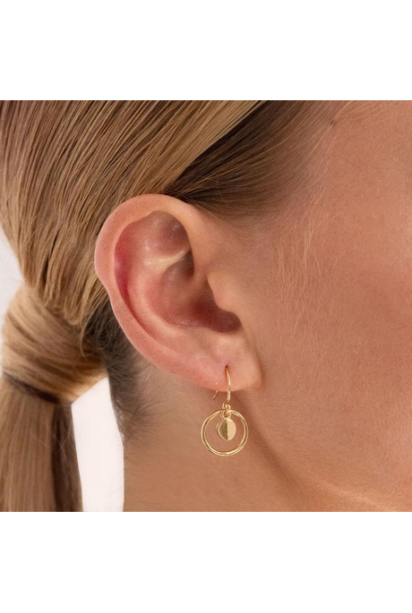 Linda Tahija Ridge Halo Earrings
