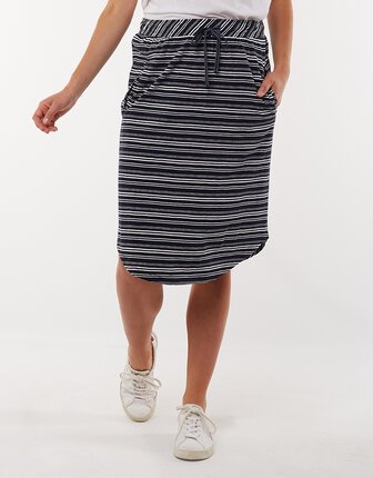 Elm Isla Stripe Skirt-skirts-Diahann Boutique