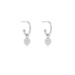 Linda Tahija Bud Base Hoop Earrings