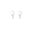 Linda Tahija Star Base Hoop Earrings