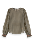Scotch and Soda Houndstooth Top