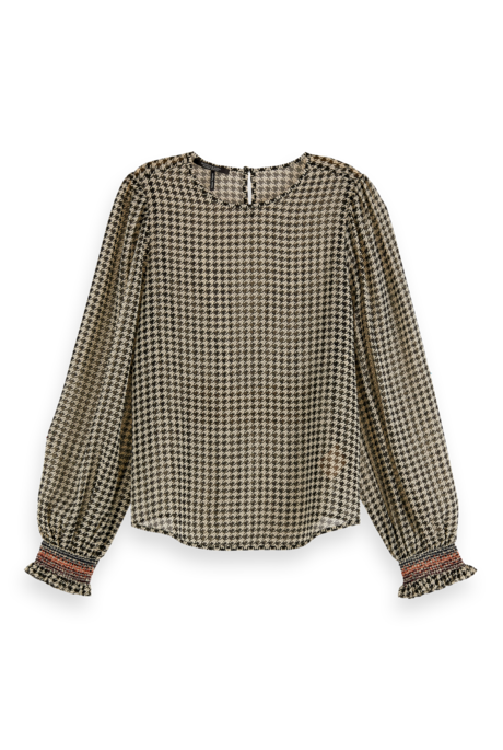 Scotch and Soda Houndstooth Top
