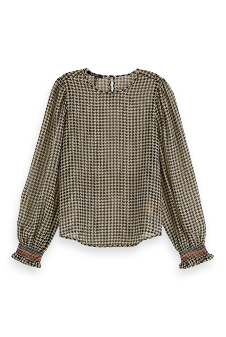 Scotch and Soda Houndstooth Top