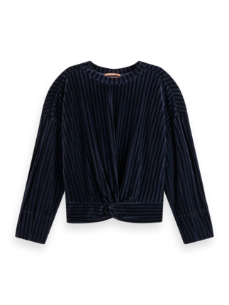 Scotch and Soda Velvet Crewneck Top-tops-Diahann Boutique