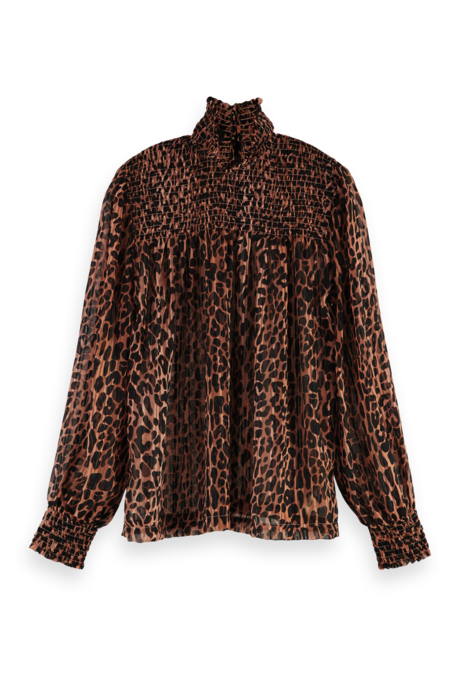 Scotch and Soda Animal Lurex Top
