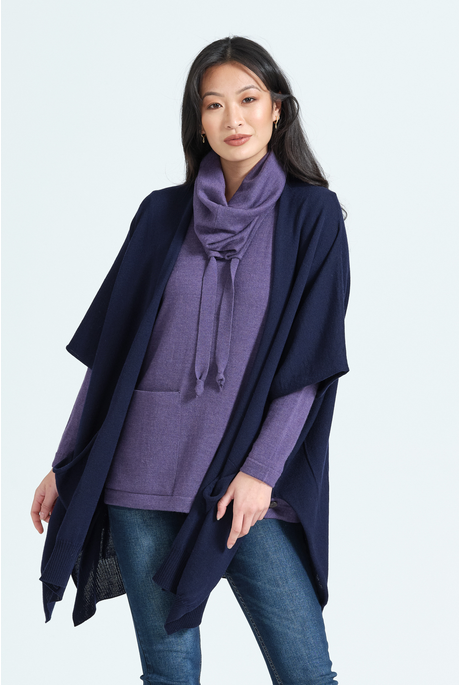 sleeveless maxi kimono