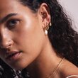 Linda Tahija TOKEN HOOP EARRINGS