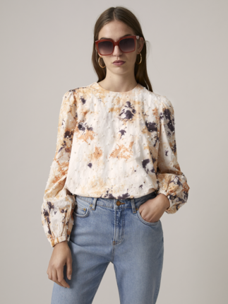 Scotch and Soda COTTON TIE DYE PEARL TOP-tops-Diahann Boutique