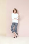 Lisette CHECKED CROPPED PANT