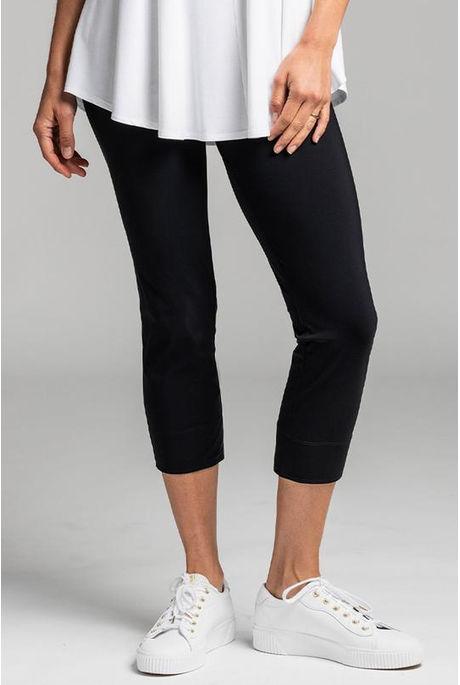 Paula Ryan WAISTED CAPRI PANT [2 COLOURS]