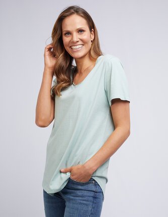 Foxwood SAMMY V TEE-tops-Diahann Boutique