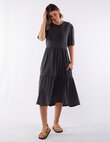 Foxwood ELSA TIERED MIDI DRESS