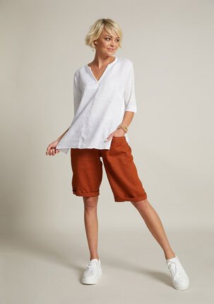 Madly Sweetly LINEN THE LIFE SHORT-shorts-Diahann Boutique