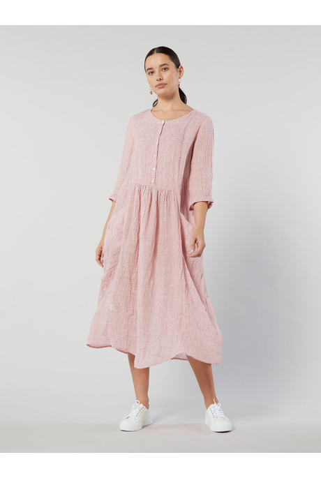 CARADDICTION CARO SS LINEN DRESS main image 1