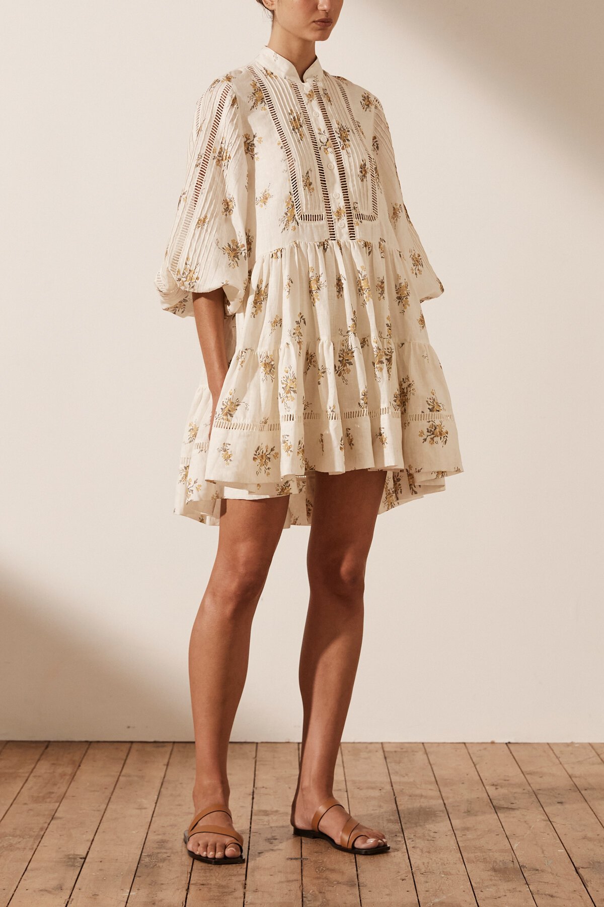 shona joy sedgwick tiered mini dress shona joy sedgwick tiered mini dress